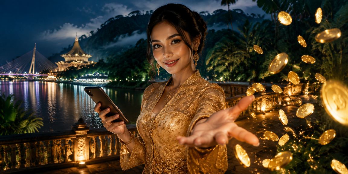 Paparan deposit dengan gaya kebaya khas Kuching untuk pengguna platform 357